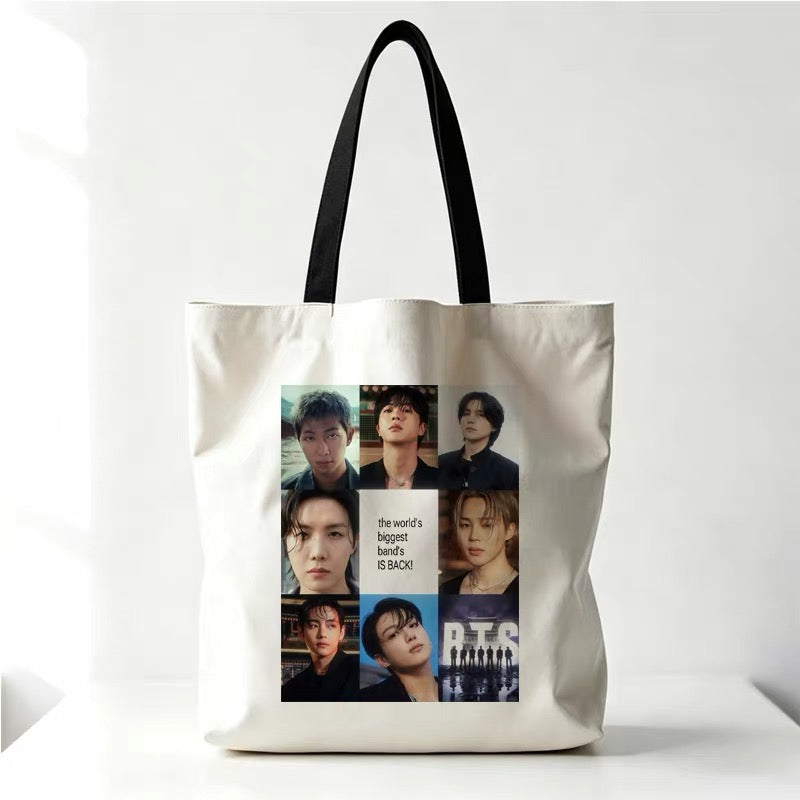 BTS - « The World's Biggest Band Is Back » Tote Bag – LOUDFITZ